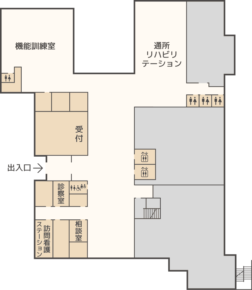 1Fフロアマップ