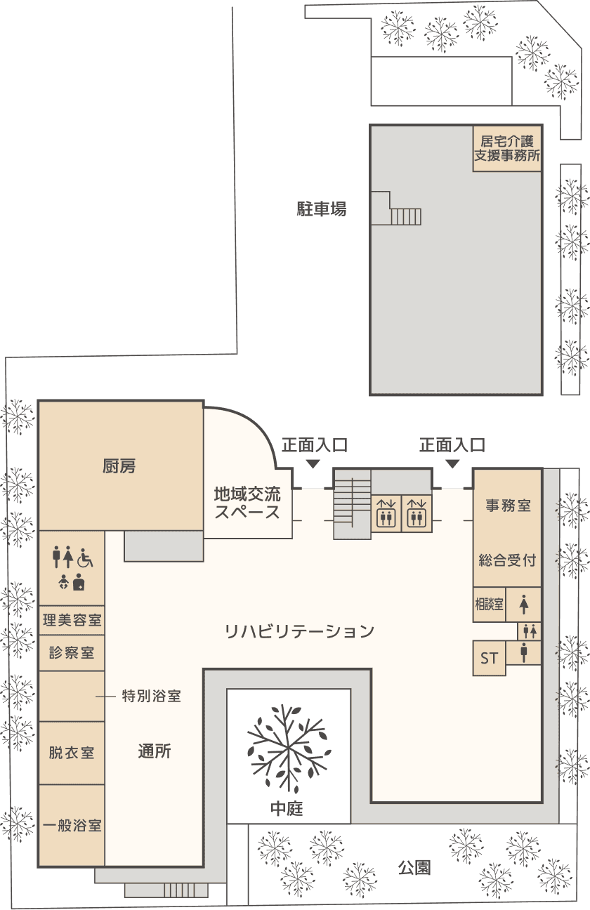1Fフロアマップ