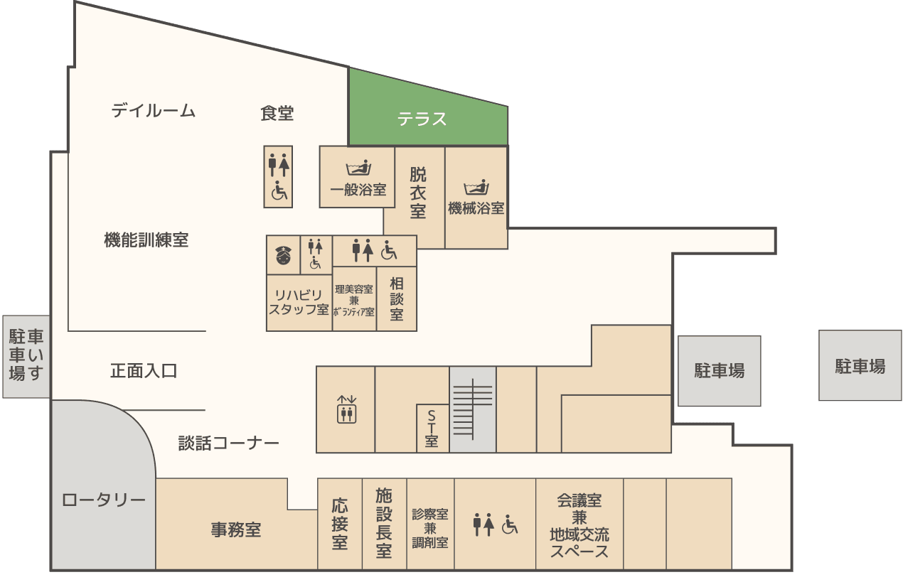 1Fフロアマップ