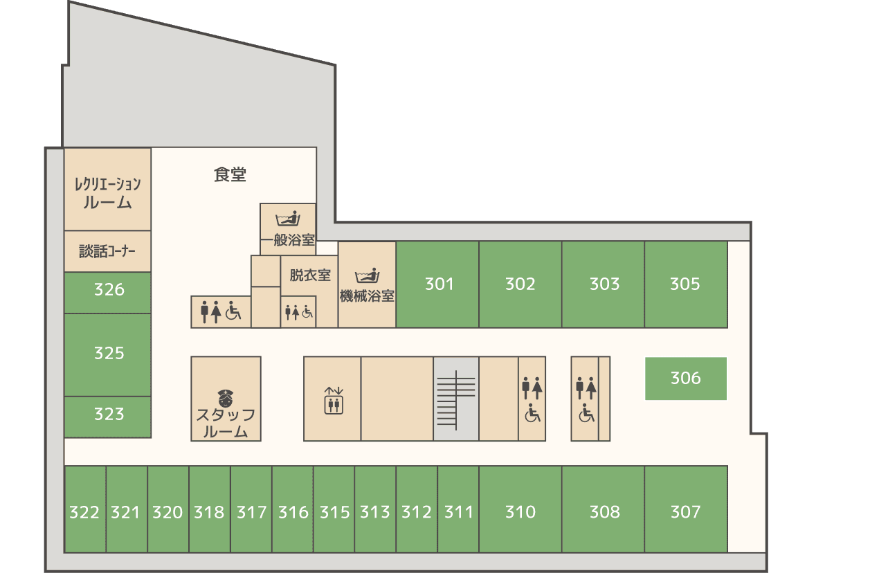 3Fフロアマップ